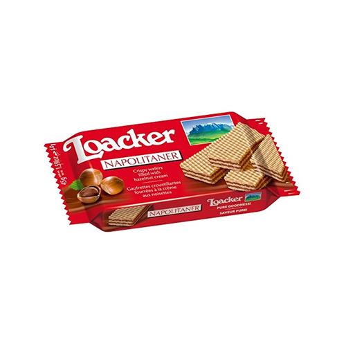 ویفر فندقی 45 گرمی لواکر loacker napolitaner
